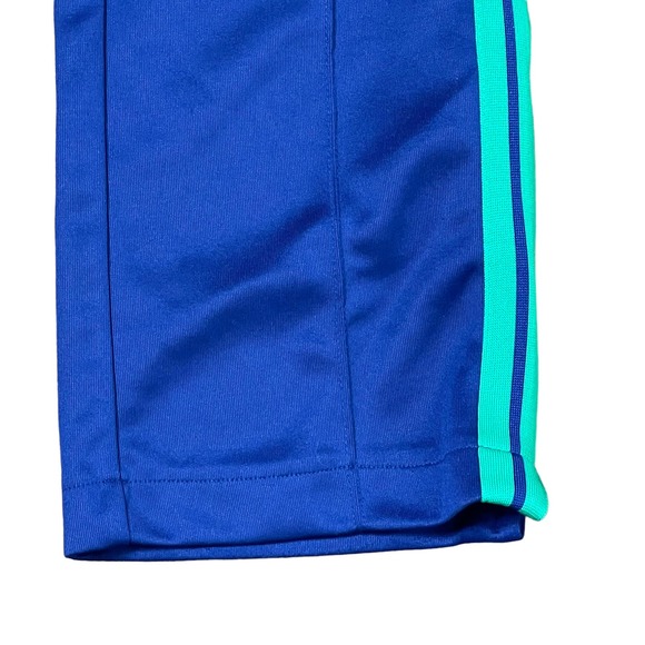 Nike Athletic Pants Size Small Blue With Green Piping Pockets Polyester 28X32 - Picture 4 of 9